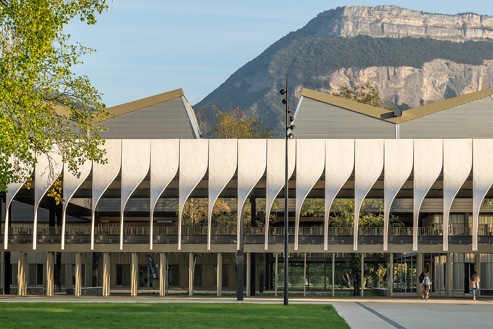 Muse, the student services center, with Mont St Eynard in the background